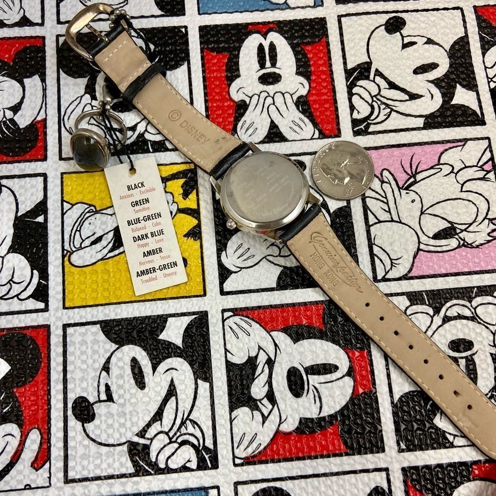 Vintage Fossil X Disney Mickey Mouse Color Changing “Mood” Watch - Picture 10 of 16